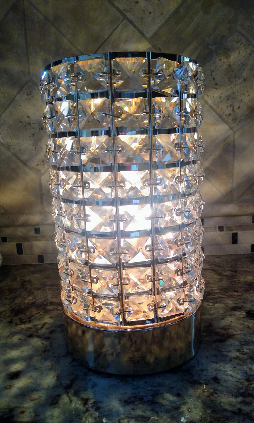 Modern Crystal Table Lamp