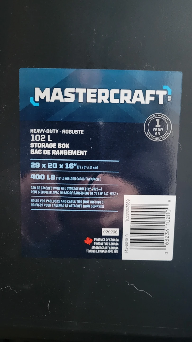 Mastercraft 102L Storage Bins - photo 4