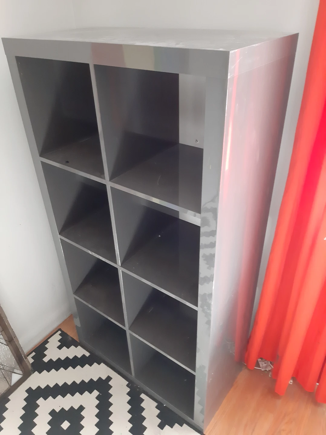 IKEA bookshelf, Grey glossy, Like NEW - photo 3