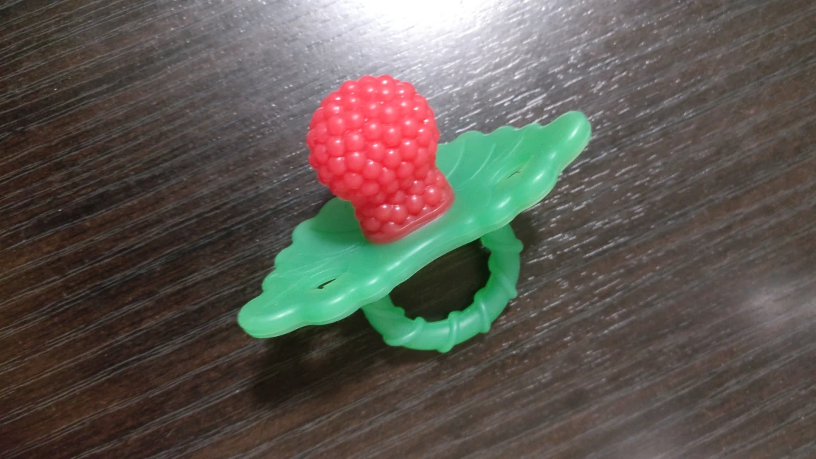 Baby rasberry teether (used) #freecycle thumbnail