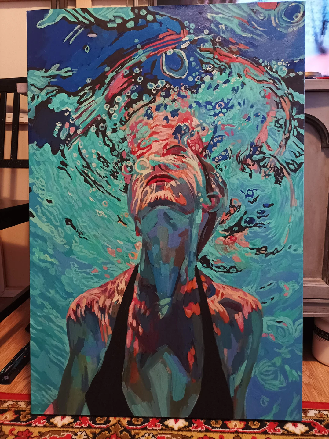 original oil painting 26" by 36" image indicator(2)