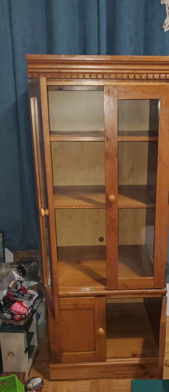 Vintage solid wood cabinet - photo 2