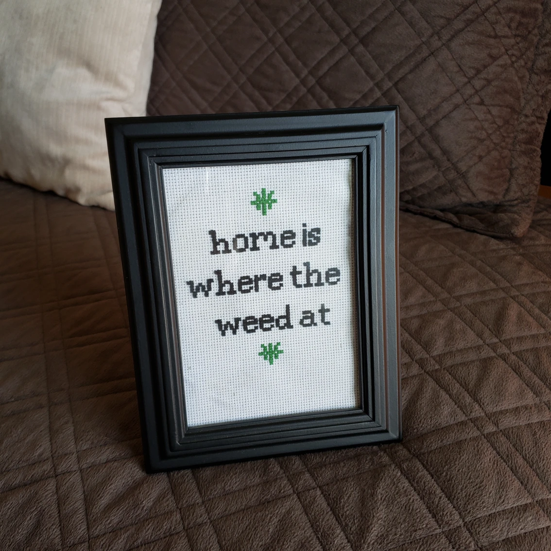 Embroidery 420 Framed Wall Decor thumbnail