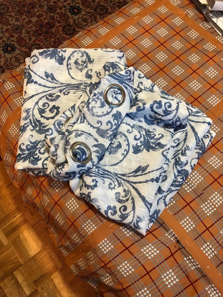 brand new Turkish long 2 curtains each $14 image indicator(4)