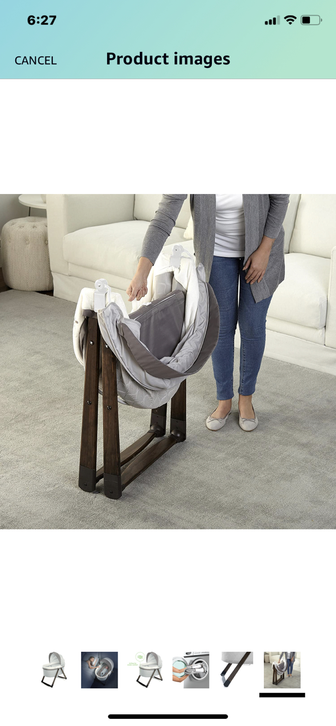 FoldAway Rocking Wood Bassinet - photo 2