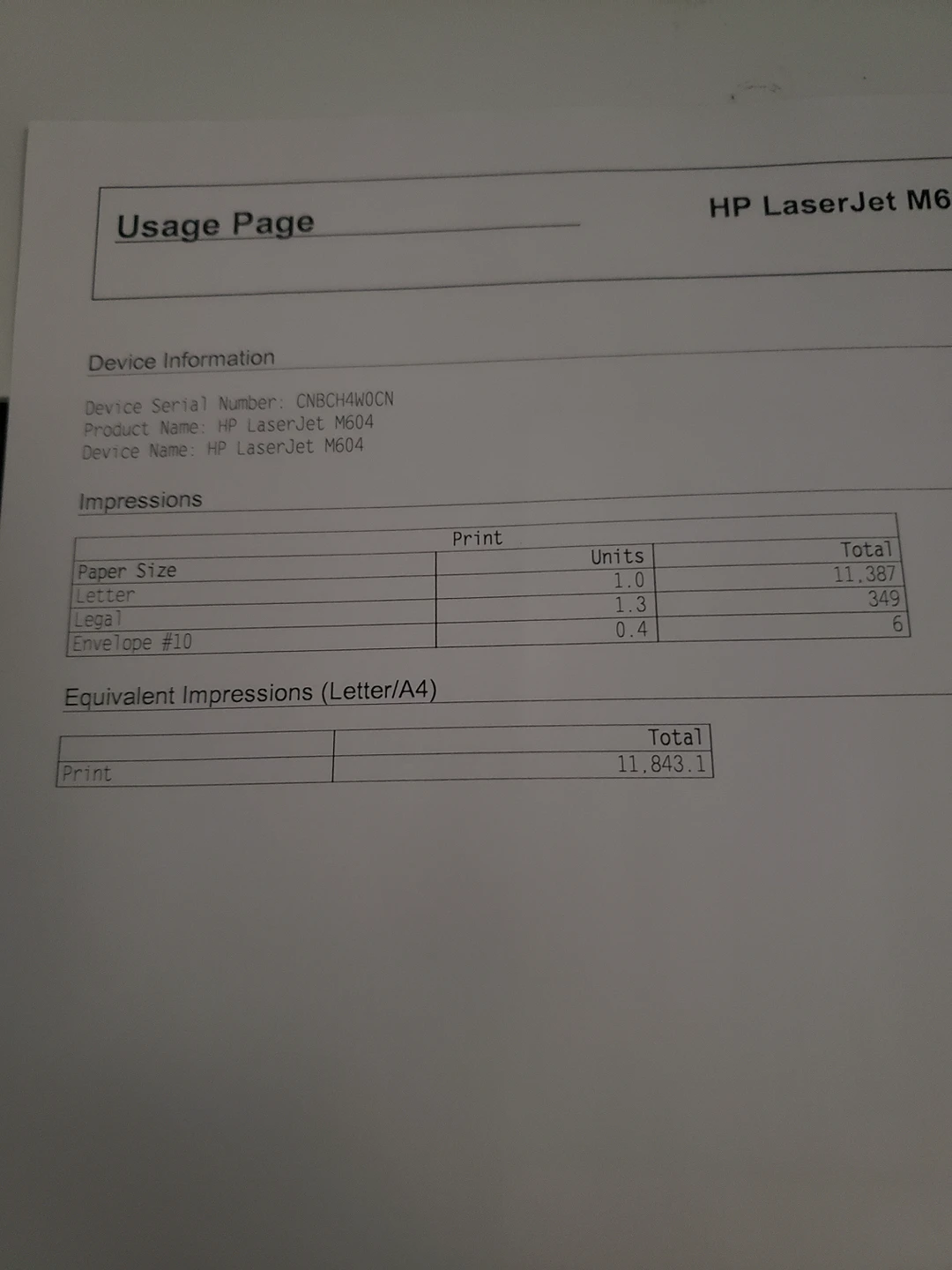 HP LASERJET M 604 - photo 4
