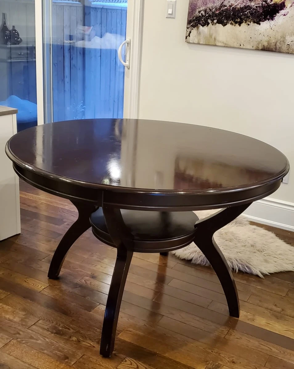 48"  Wooden dining table - photo 3