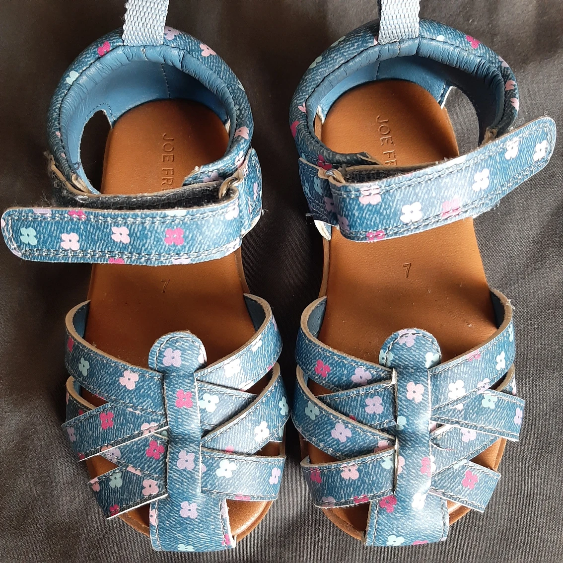 Joe Fresh Blue Toddler Sandals Size 7 thumbnail