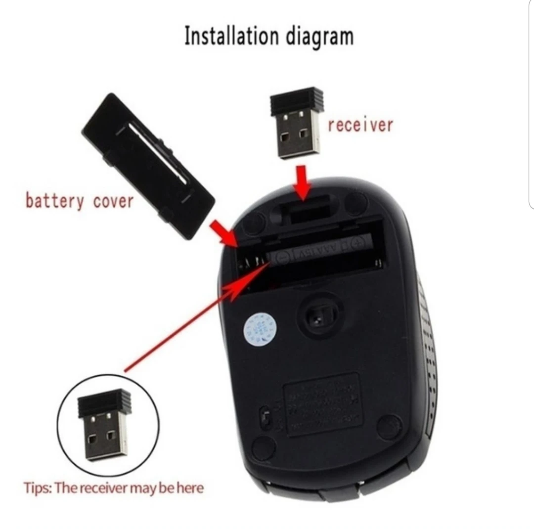 Wireless Optical Mouse 6 Button 2.4 GHz - photo 4