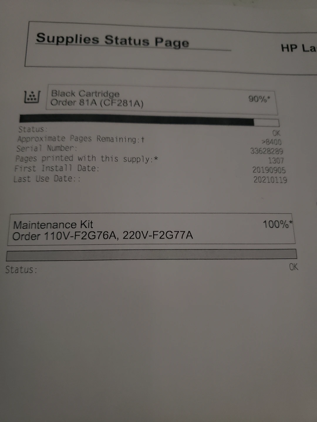 HP LASERJET M 604 - photo 3