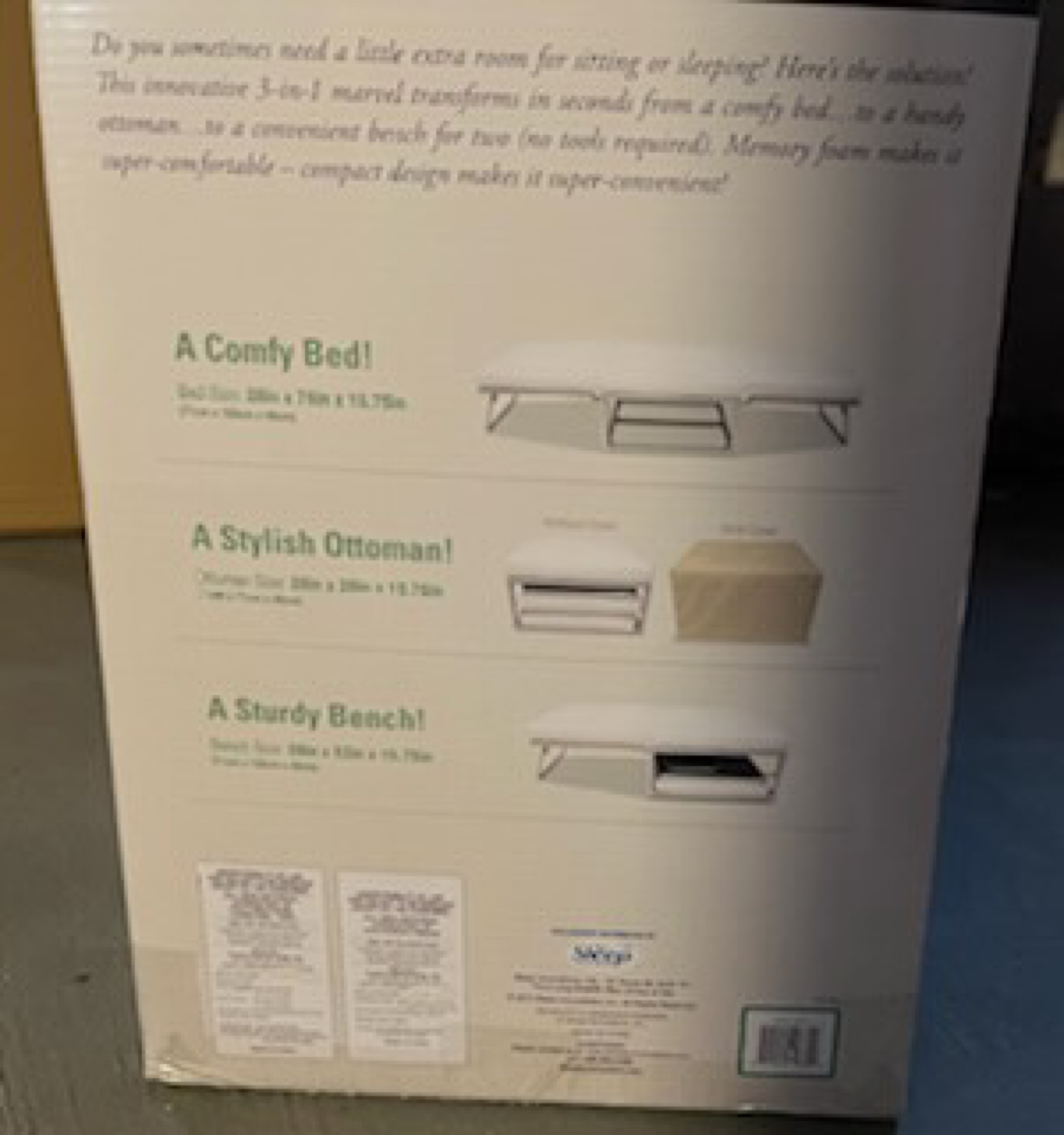 Stowaway folding bed - photo 2