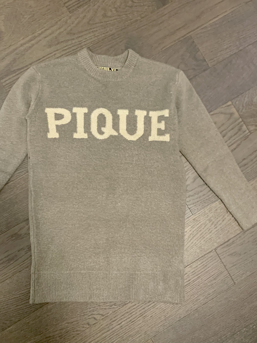 Grey warm sweater