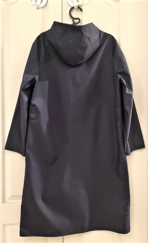 PESPOW Women's Limonta Water Repellent Hooded Trench Coat image indicator(2)