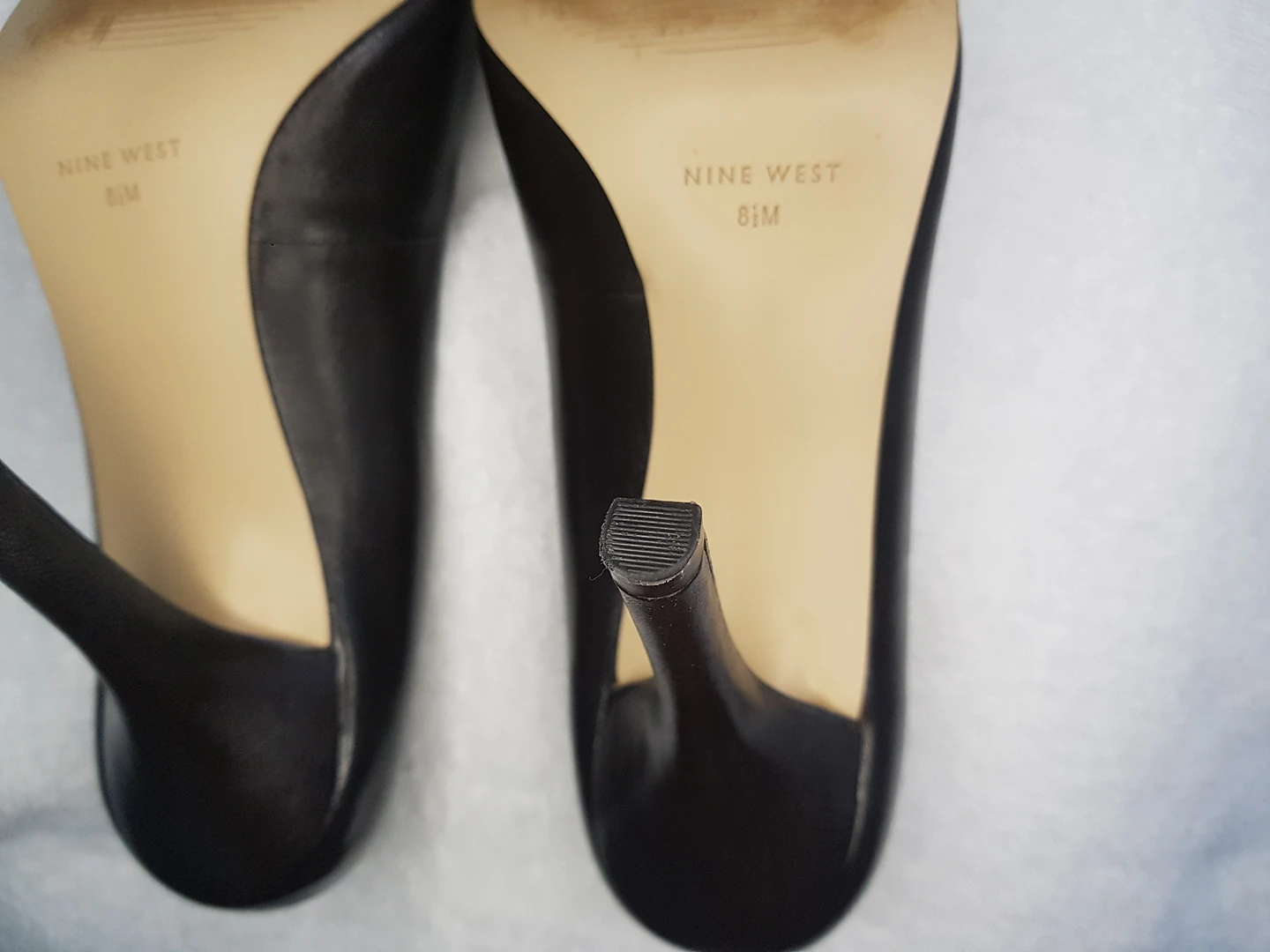 Nine West Leather heels pumps shoes $144 image indicator(6)
