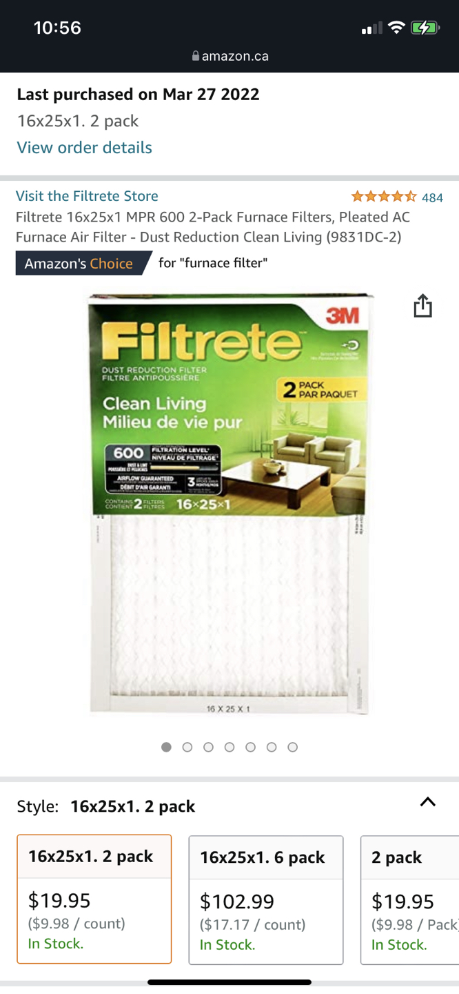 HVAC filters thumbnail