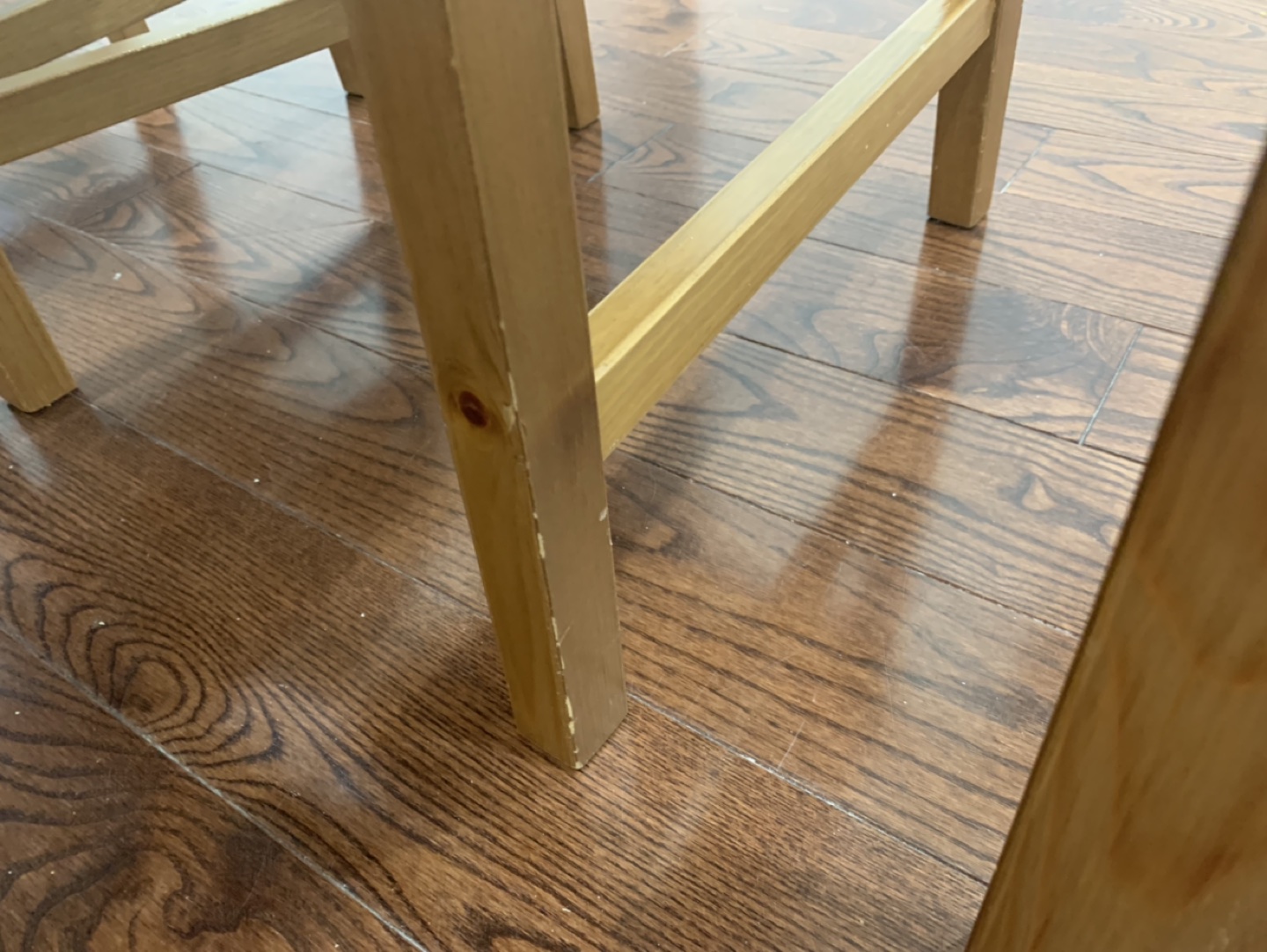 IKEA dining table with 4 chair + 4 cushion - photo 5