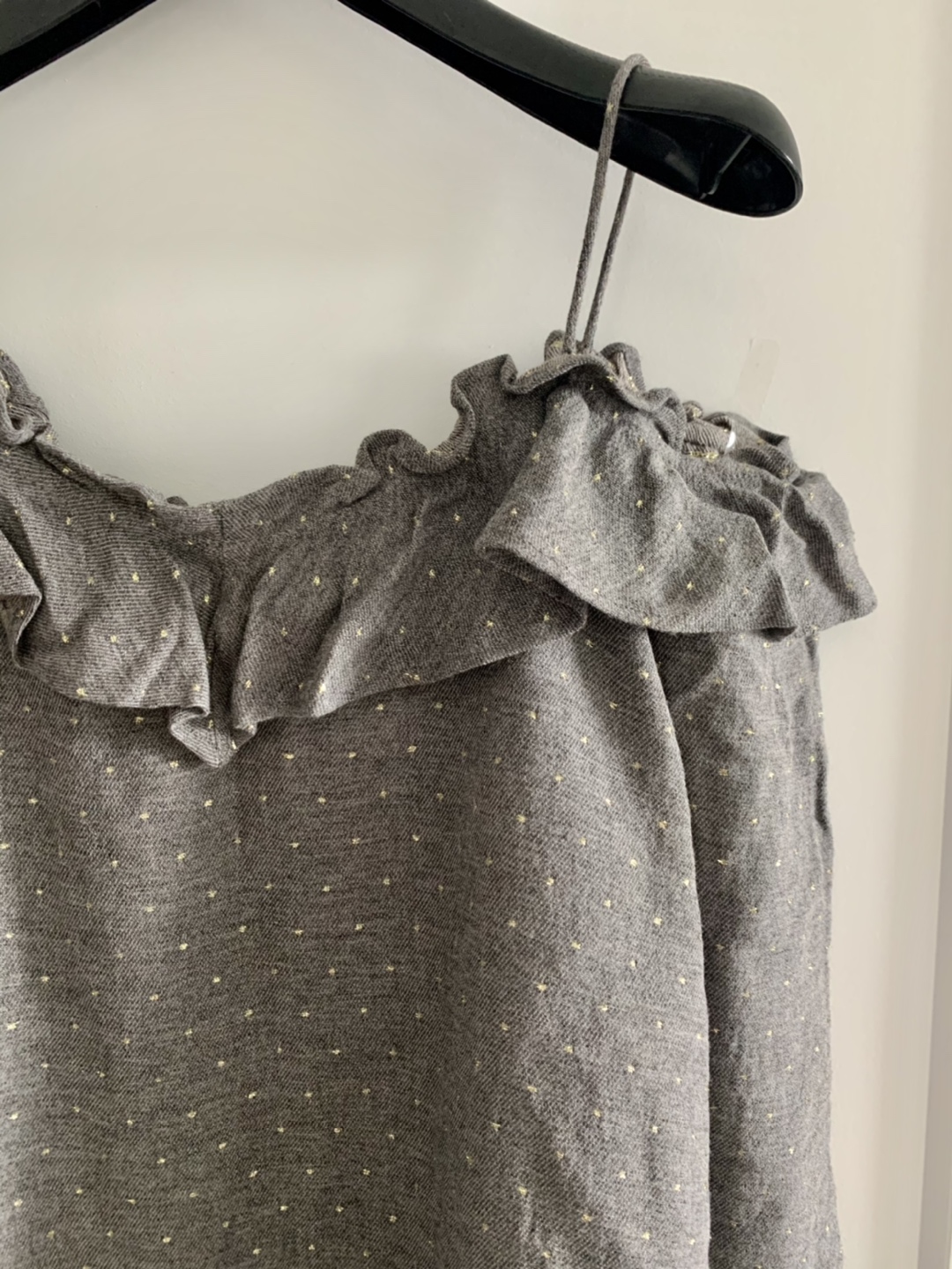 Zara open shoulder top