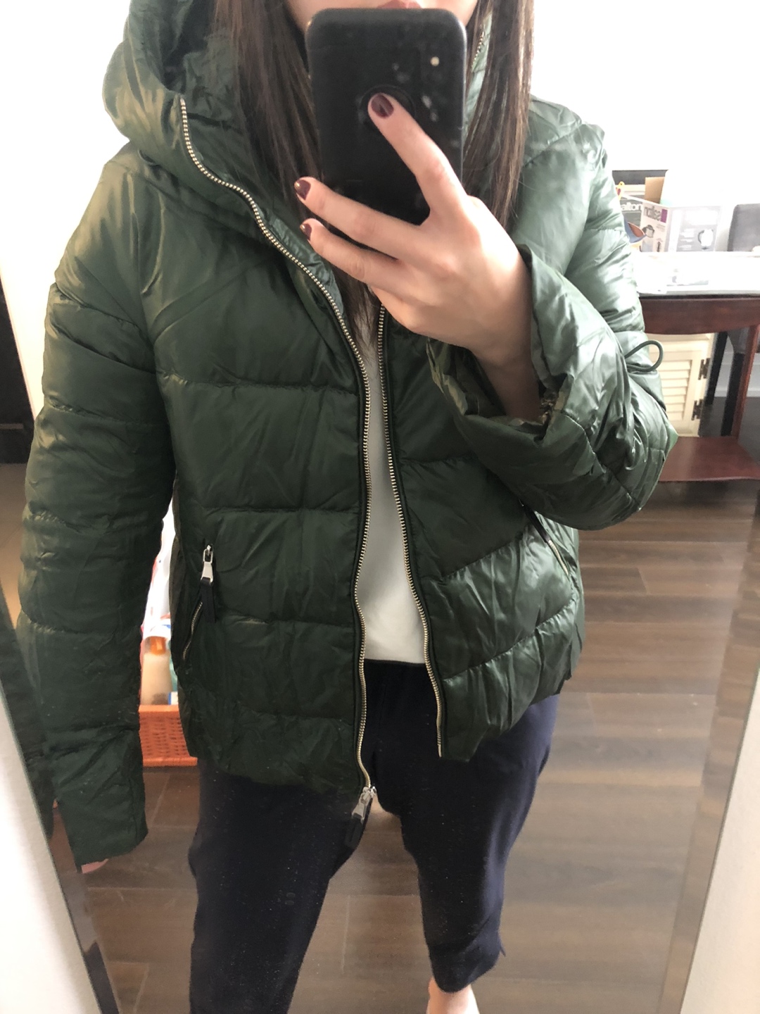 ZARA down Jacket size medium (fits like a size small) - photo 4
