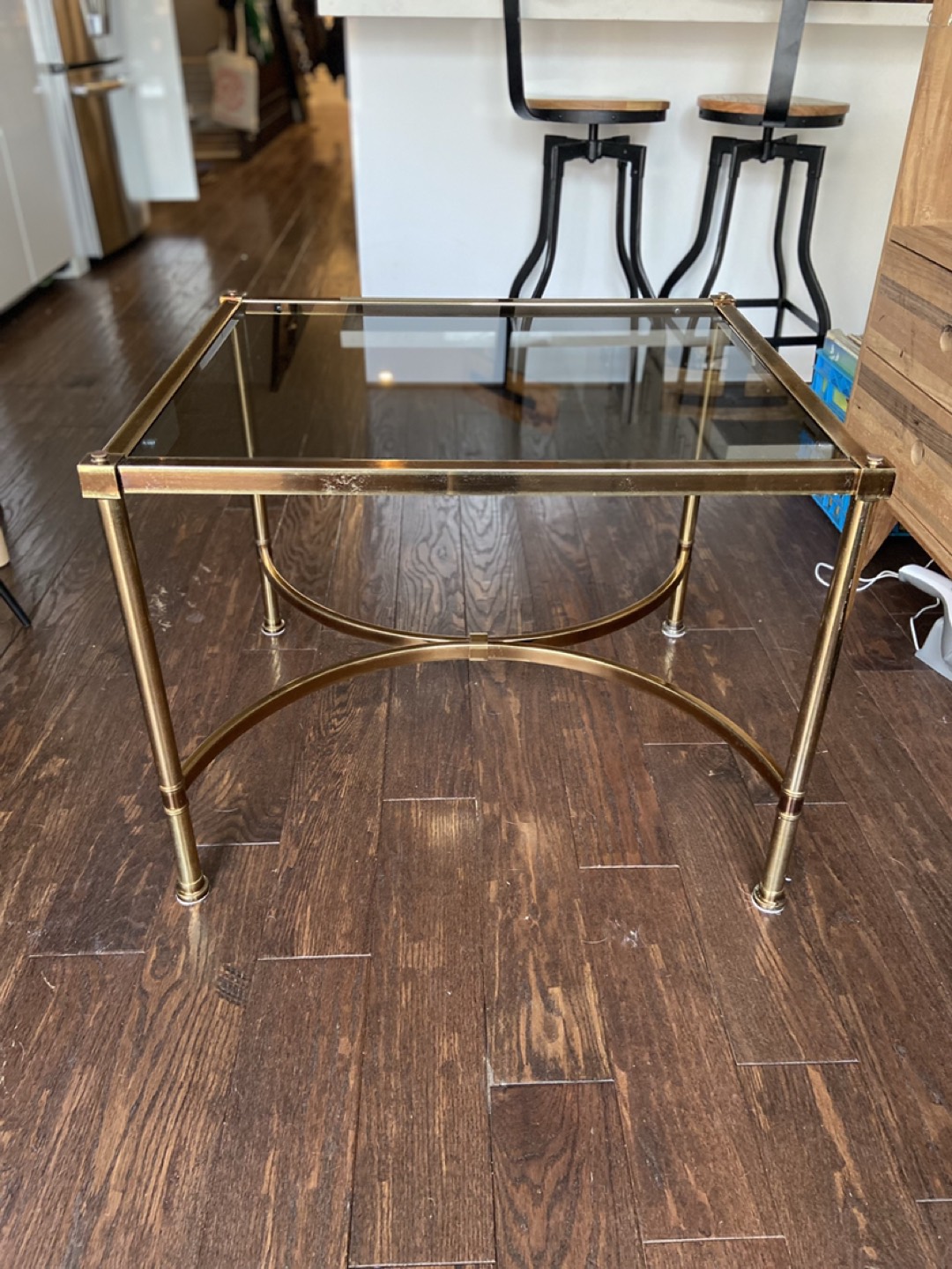 Vintage Glass Coffee Table / Side Table - photo 5