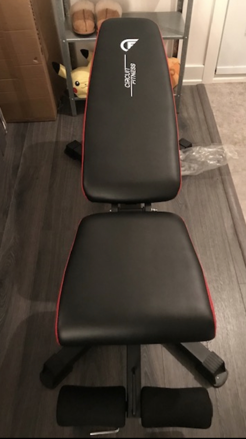 Fitness 5-Position Weight Bench with Adjustable Seat image indicator(2)