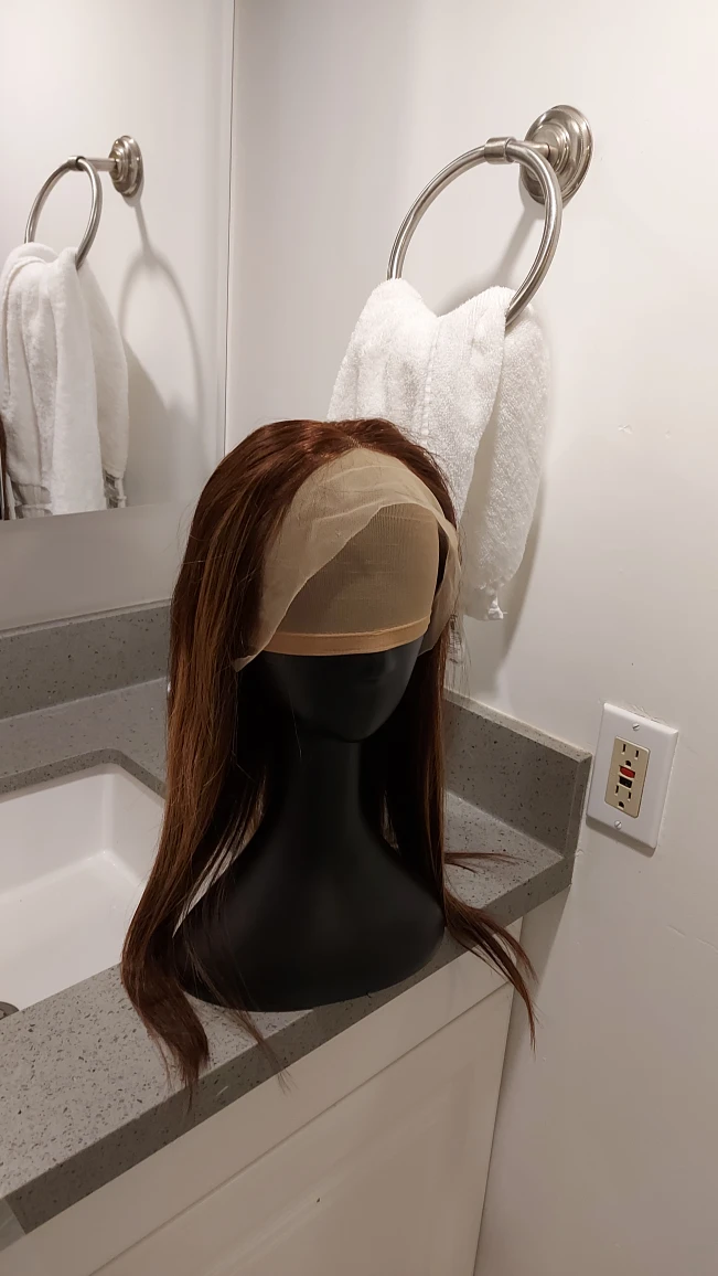 18 inch straight Ombre blonde frontal wig - photo 2