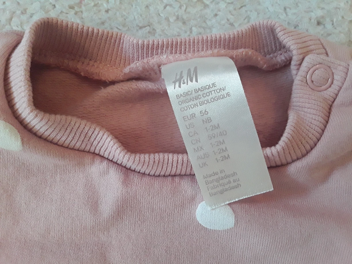 H&M, Polka Dot, Newborn Girl, Sweater ♡ - photo 2
