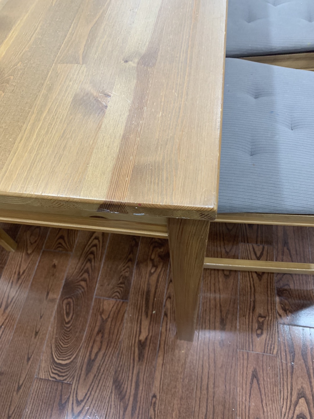IKEA dining table with 4 chair + 4 cushion - photo 4