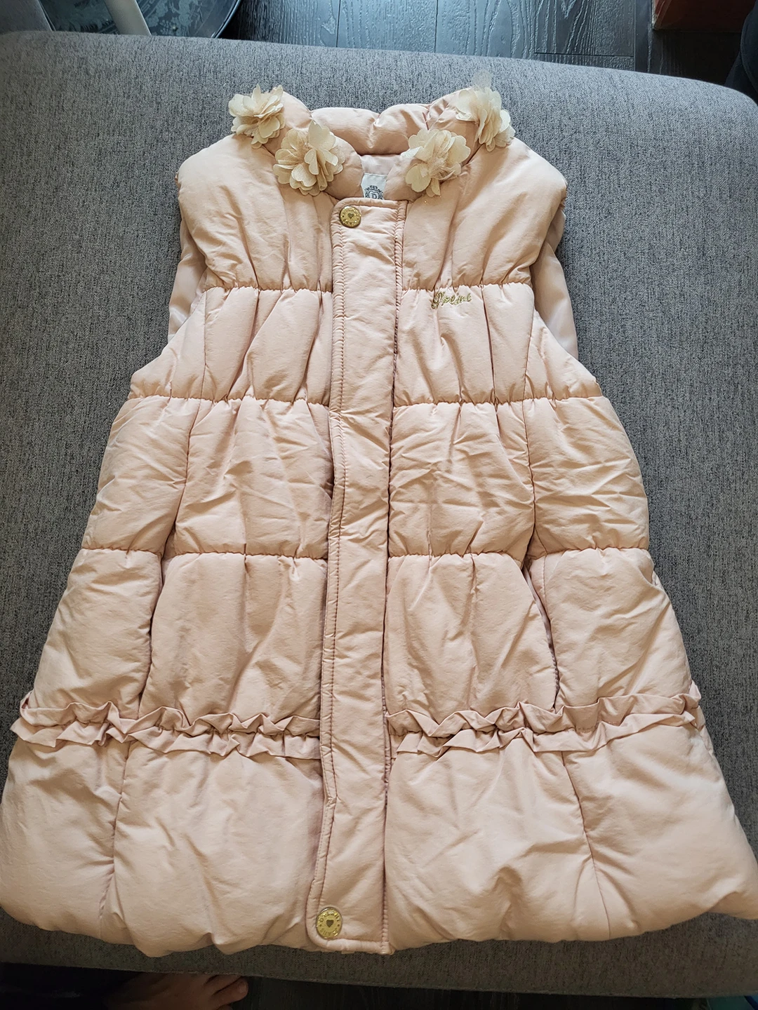 7-8 girl padding vest