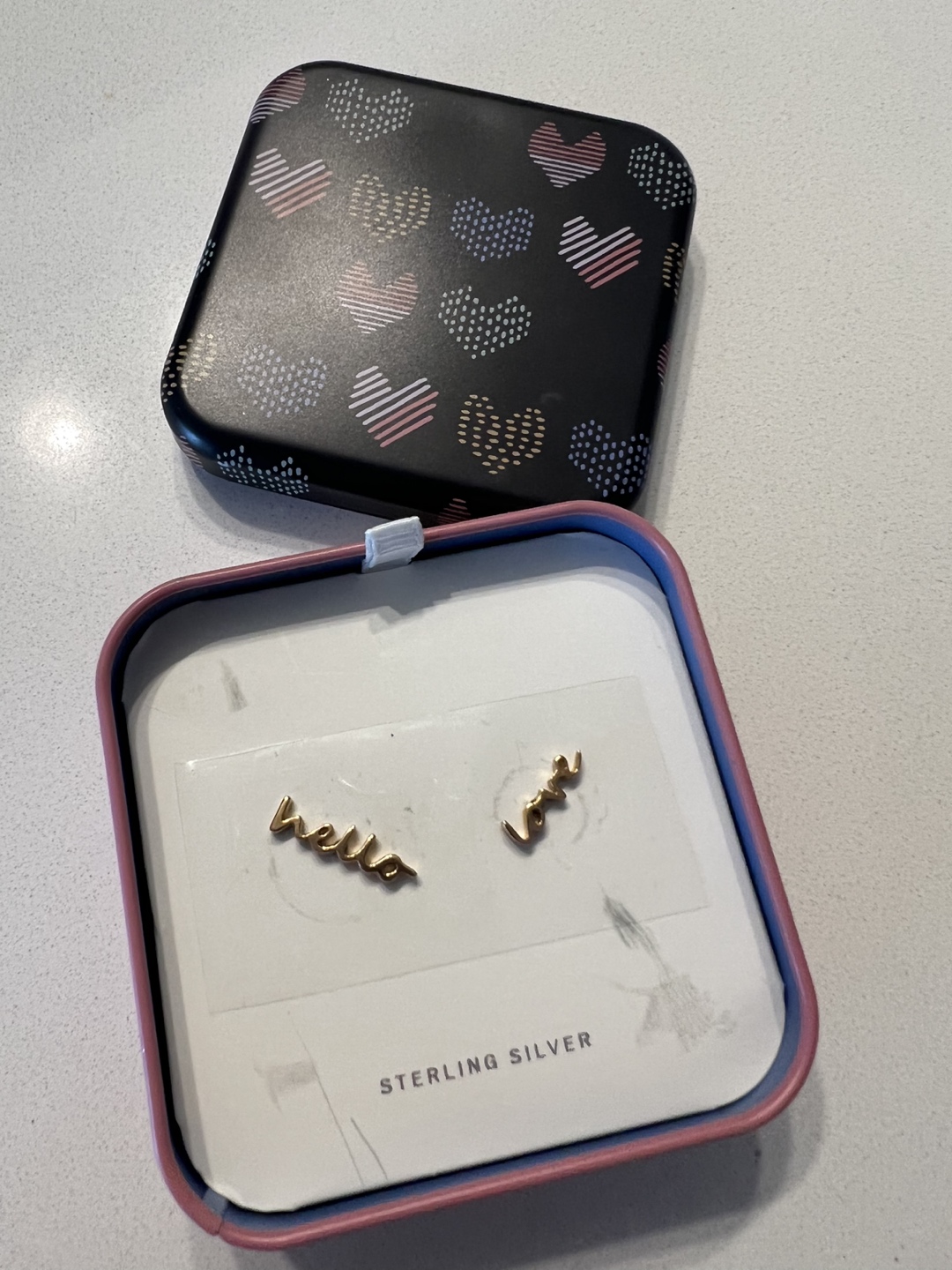 Brand New Fossil Earrings Sterling Silver (Rosegold Plated) thumbnail