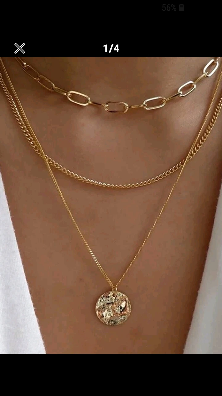 women layered necklace thumbnail