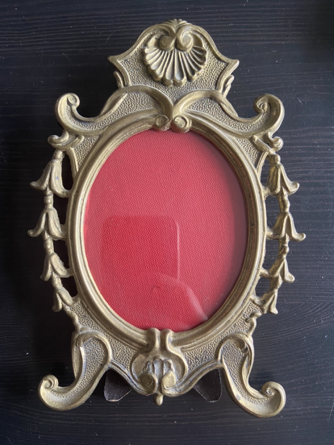 Brass Photo Frame (pic size 3.25” x 4”)