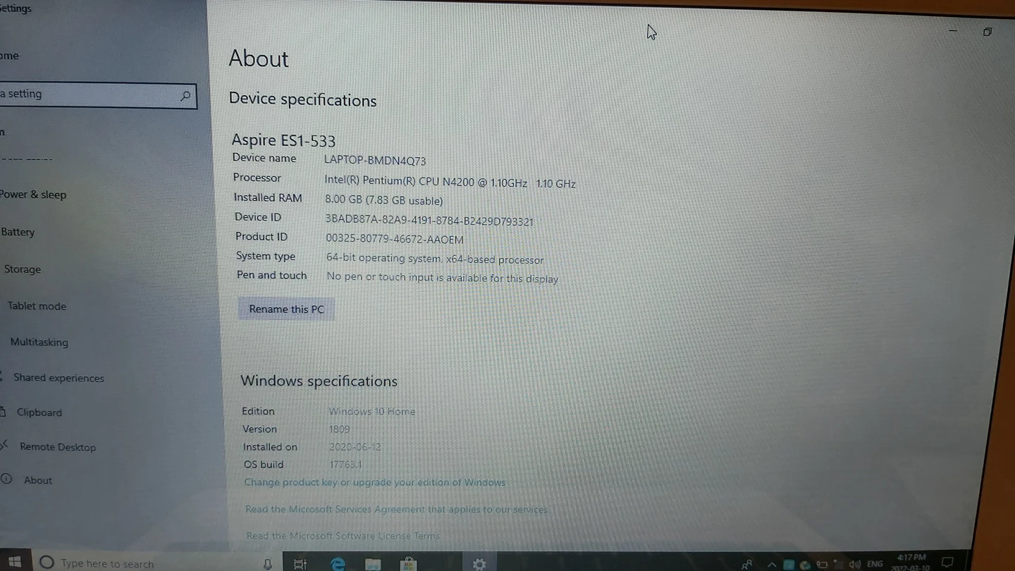 Acer Laptop - photo 4