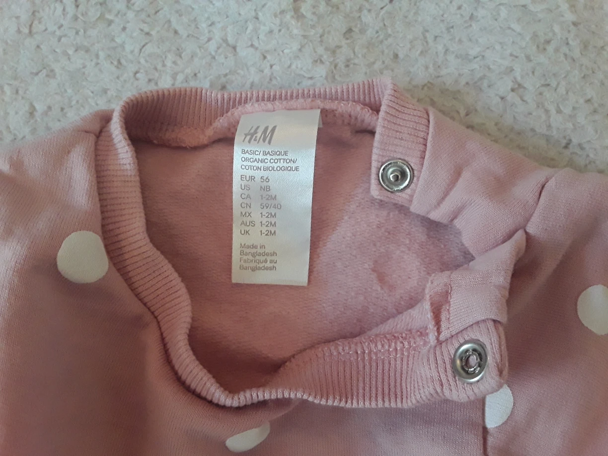 H&M, Polka Dot, Newborn Girl, Sweater ♡ - photo 3