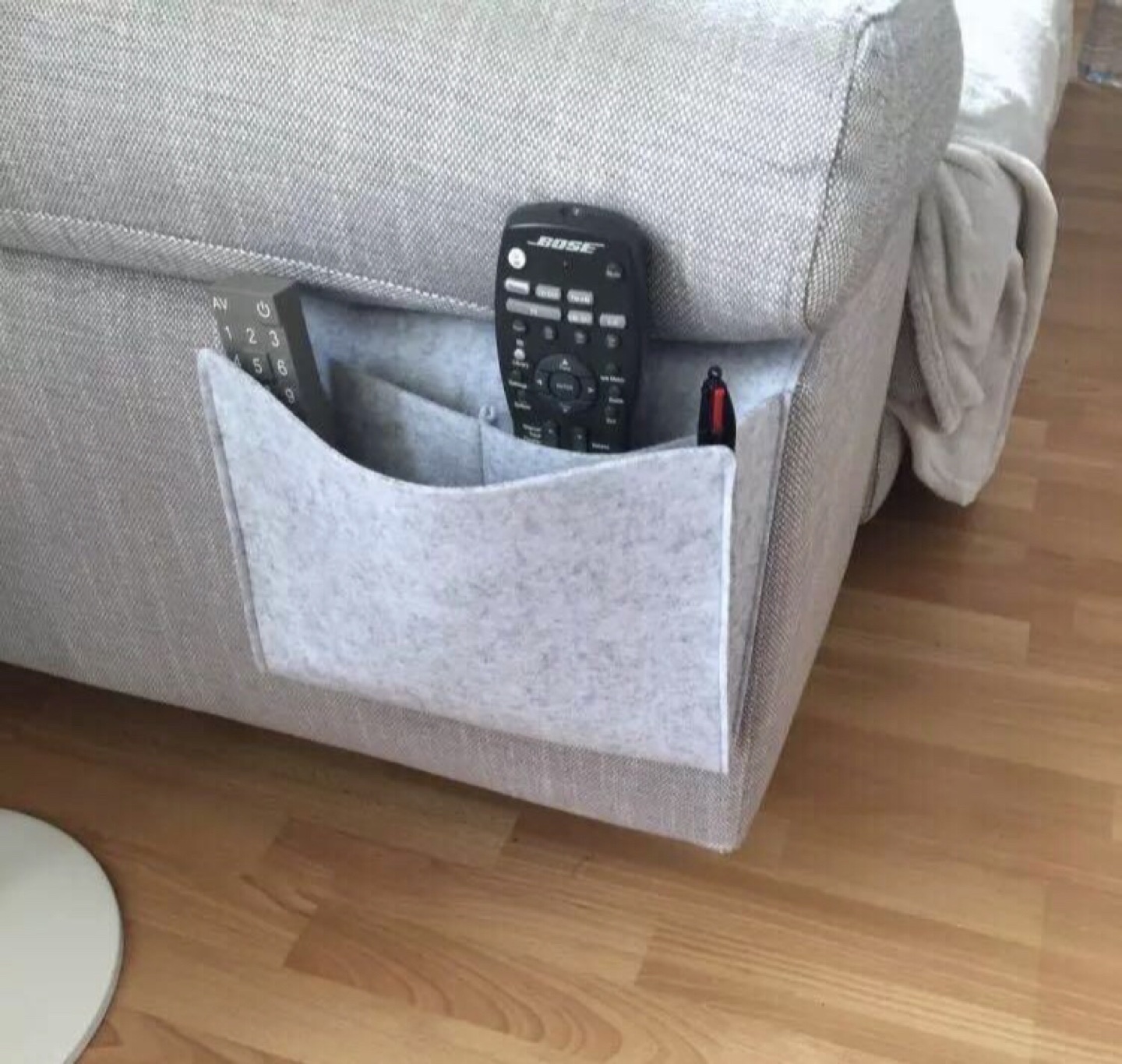 Felt Bedside Caddy Storage Organizer image indicator(2)