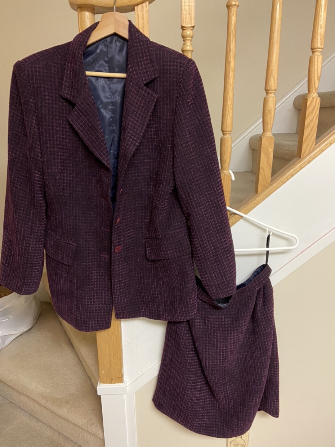 Blazer and matching skirt
