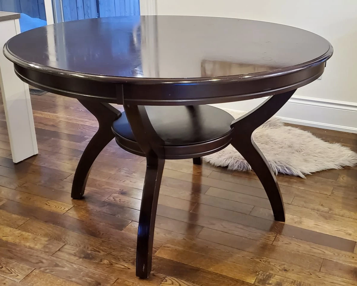 48"  Wooden dining table