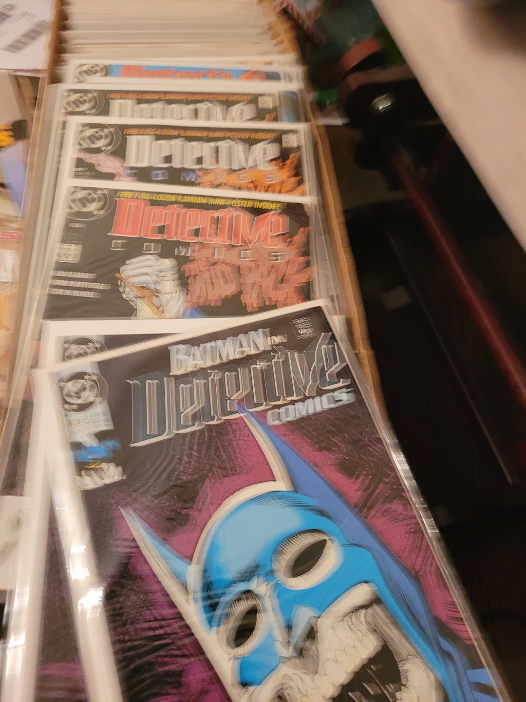 All dc comic in long box 220 + comics batman superman & more