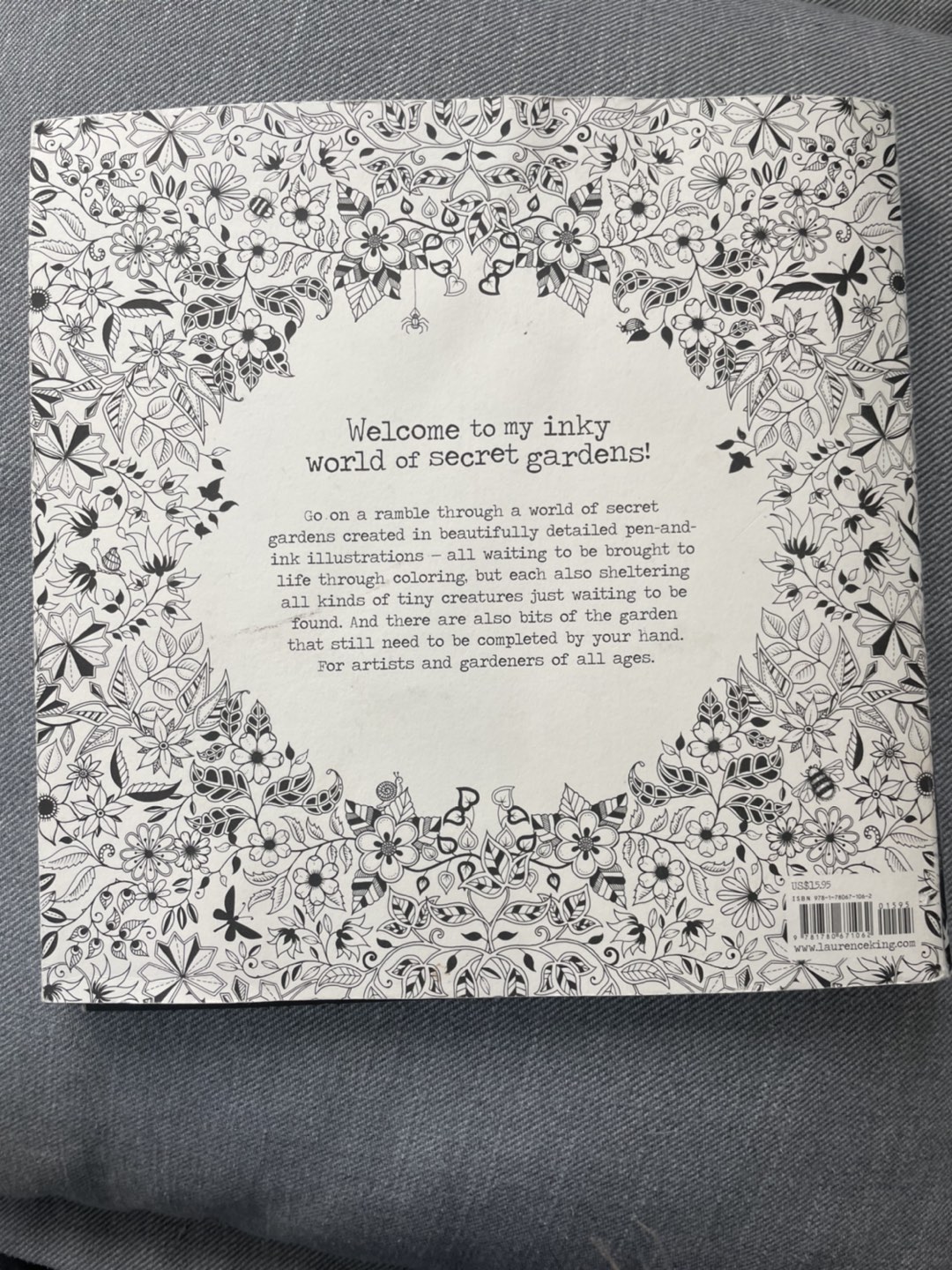 Secret garden colouring book #freecycle - photo 3