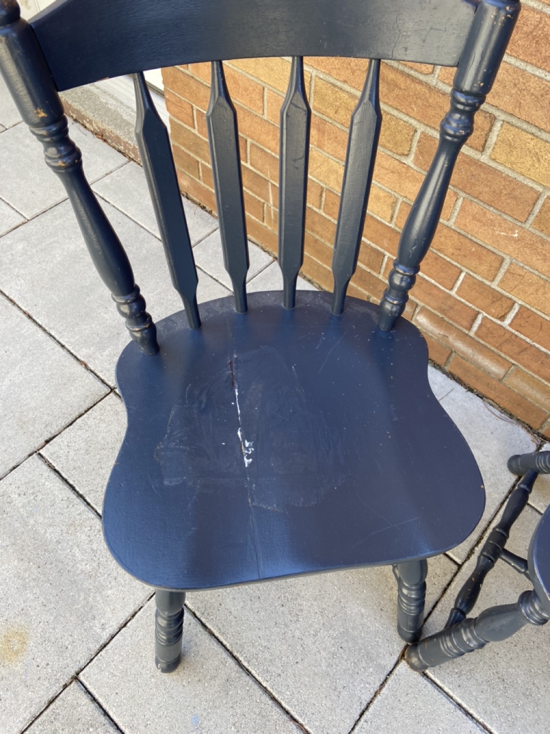 Set of 4 Solid Wood Chairs - photo 5