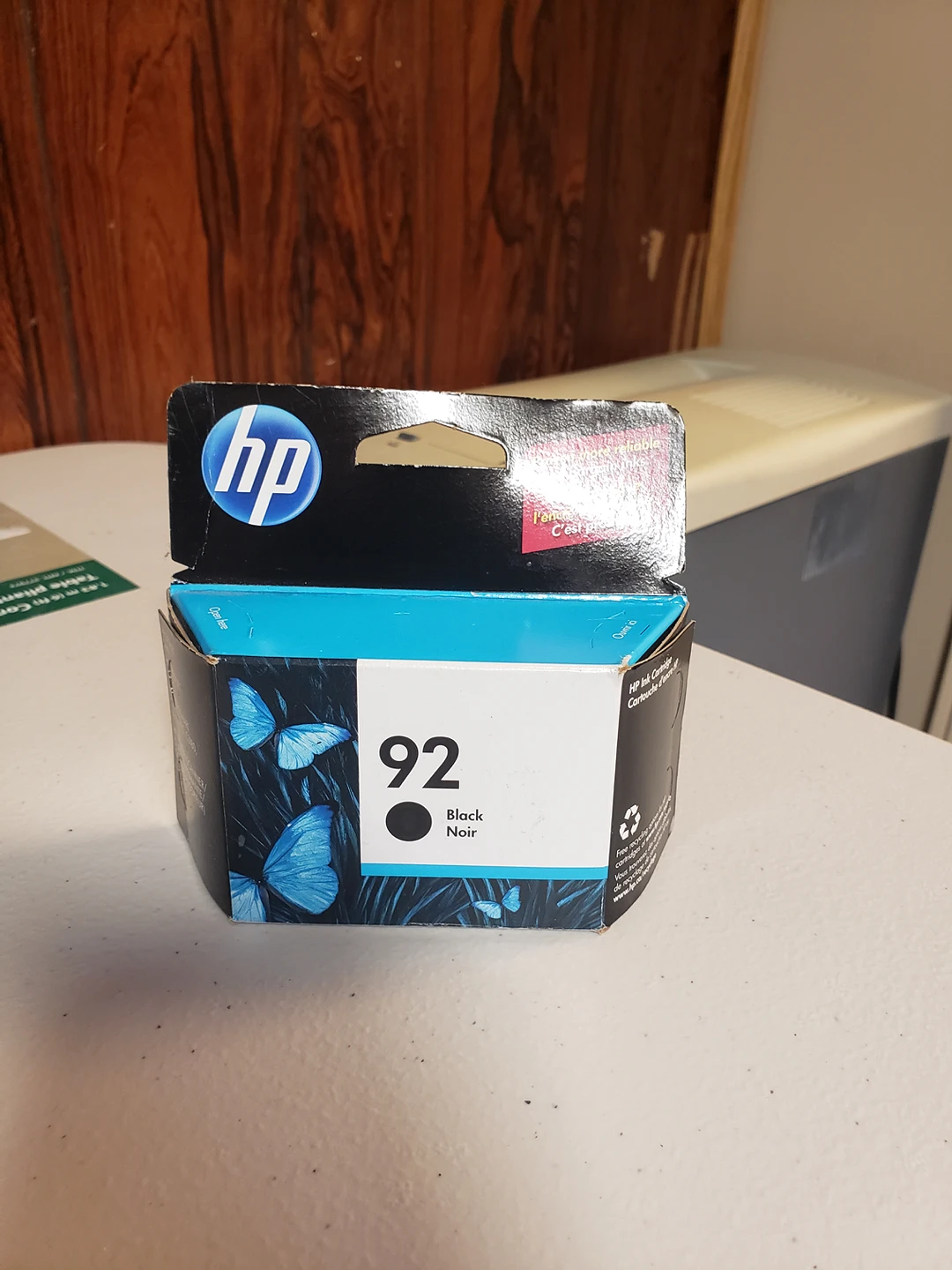 HP 92 Black Original Ink cartridge thumbnail