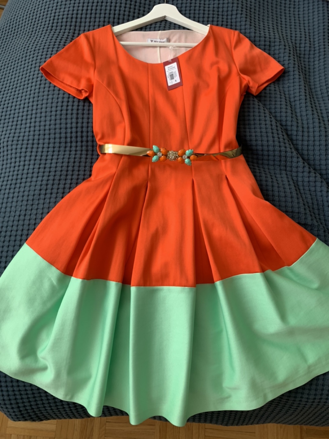 Beautiful orange women dress. New. thumbnail