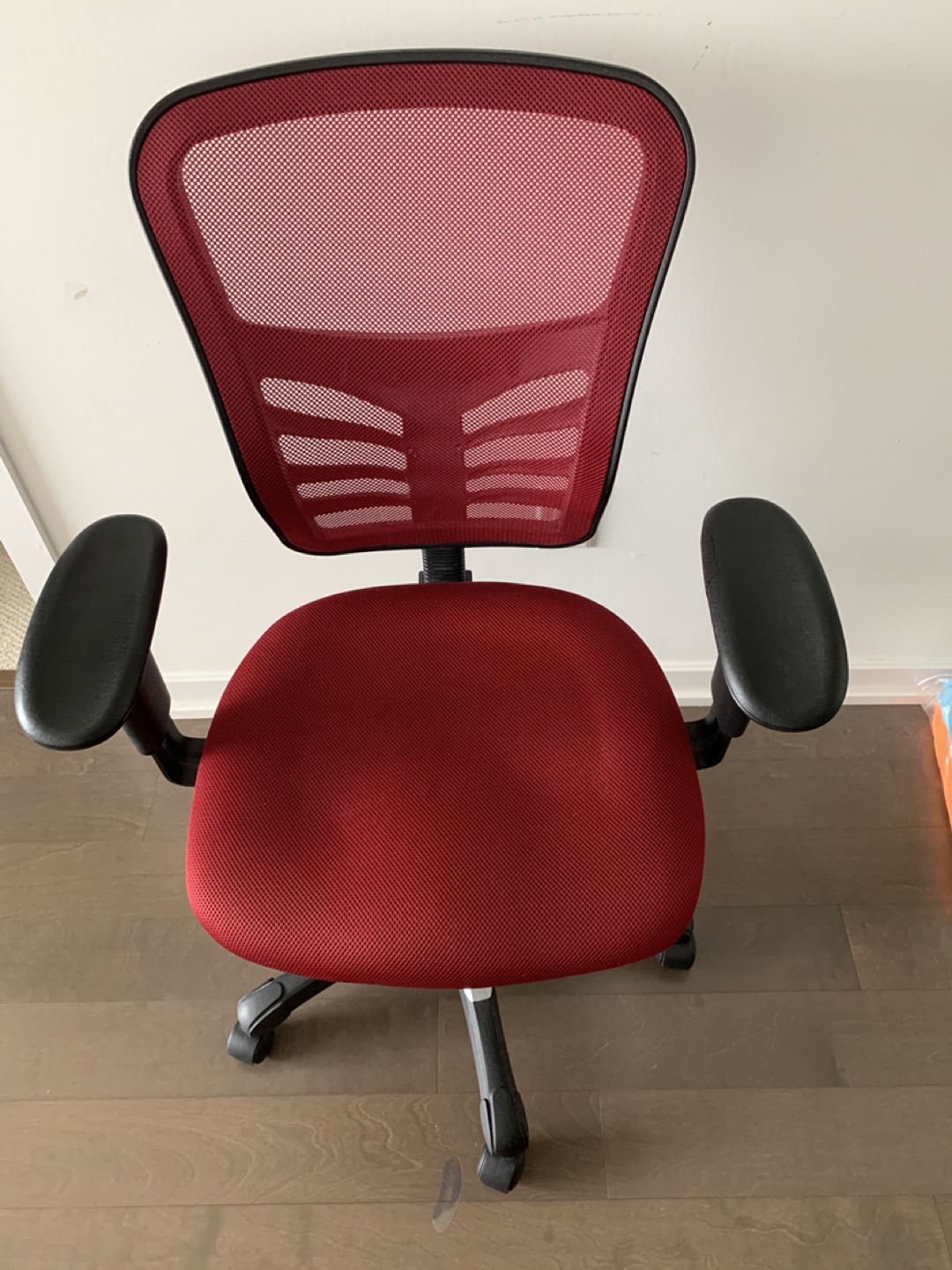 Ergonomic Office Chair - Red Mesh
