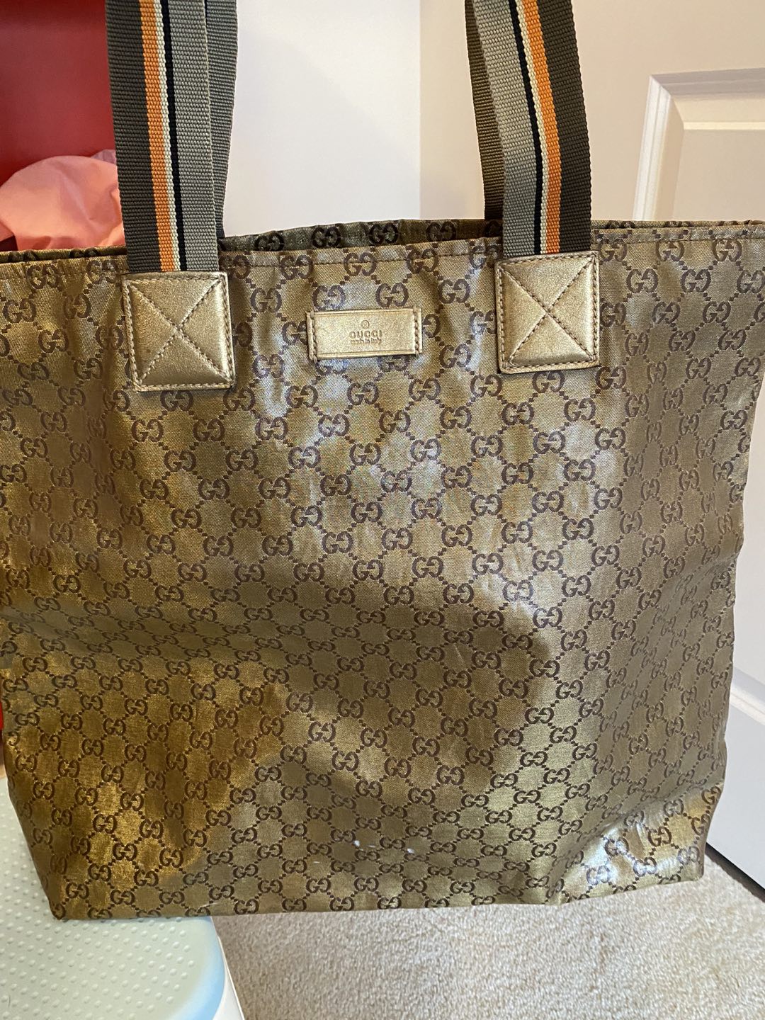 Authentic Gucci GG Large Tote