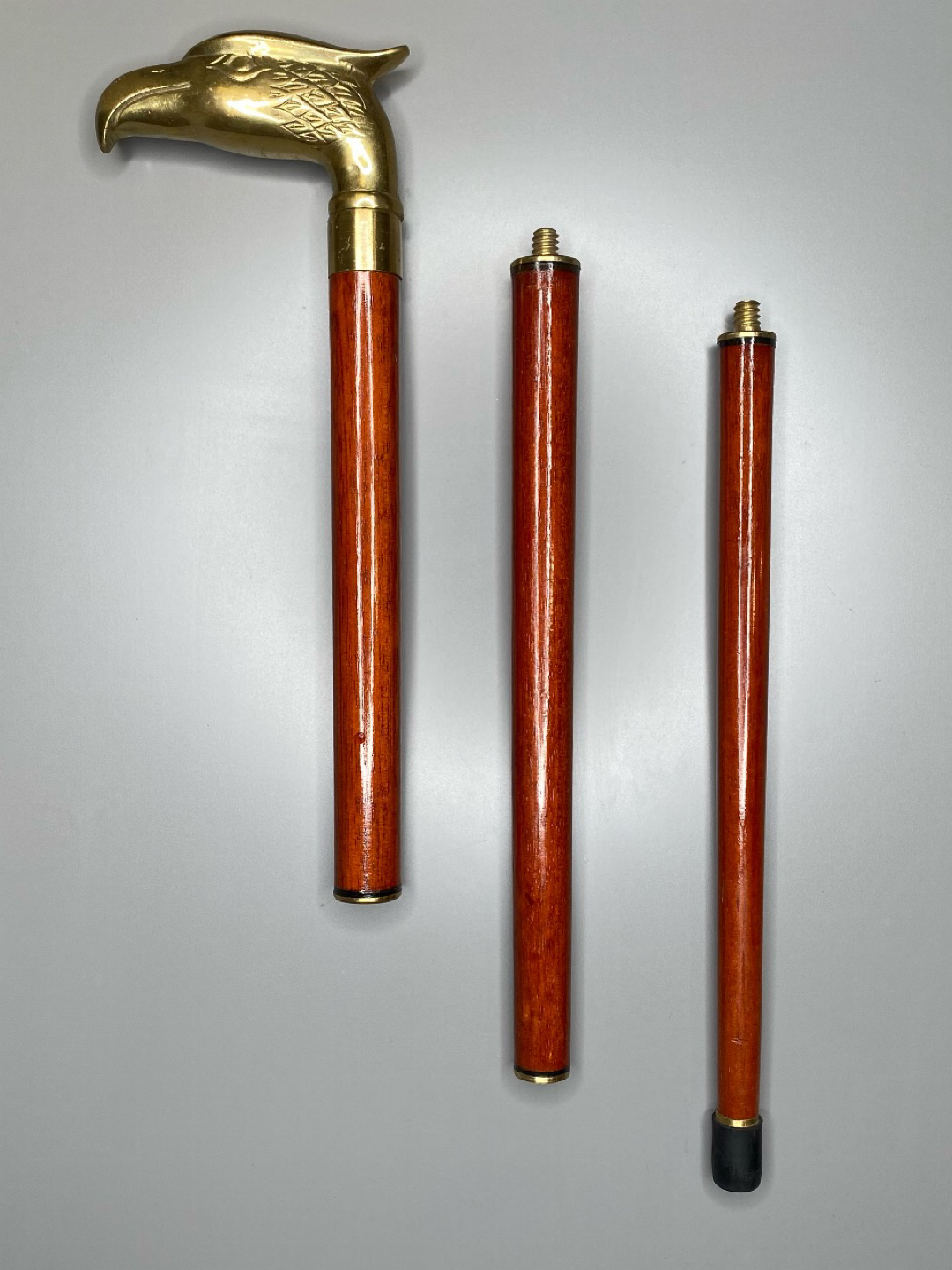 Vintage Brass Eagle Head Walking Cane/Stick - photo 2
