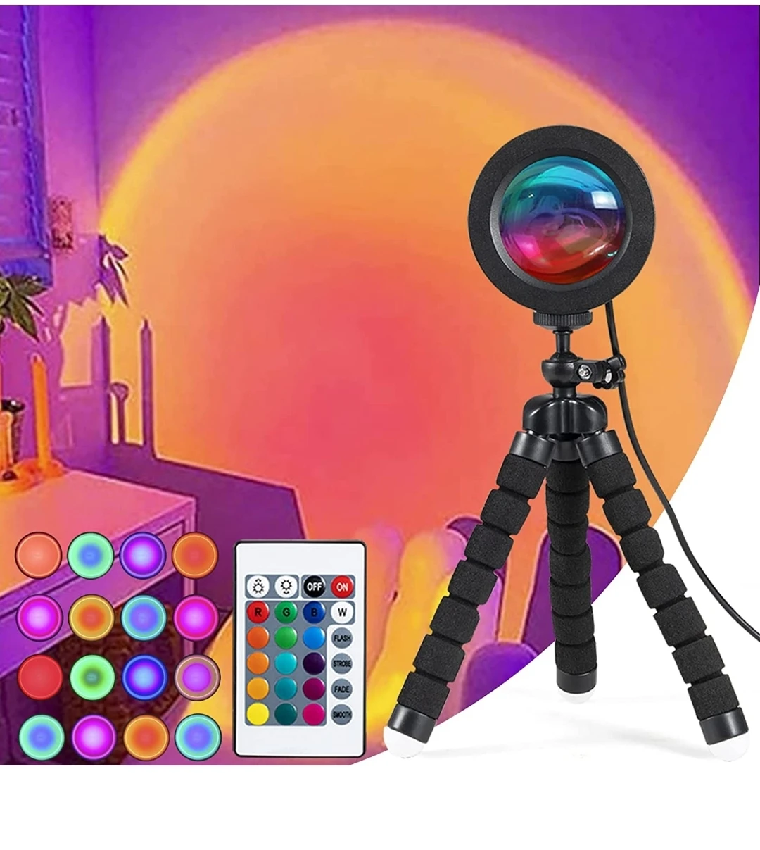 sunset projection lamp - photo 2