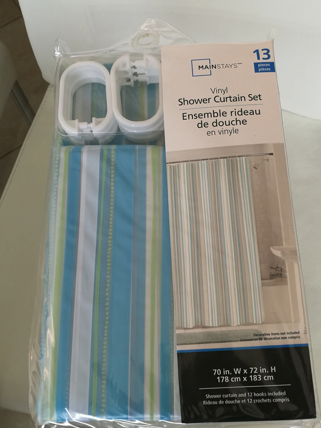 Vinyl Shower Curtain Set thumbnail