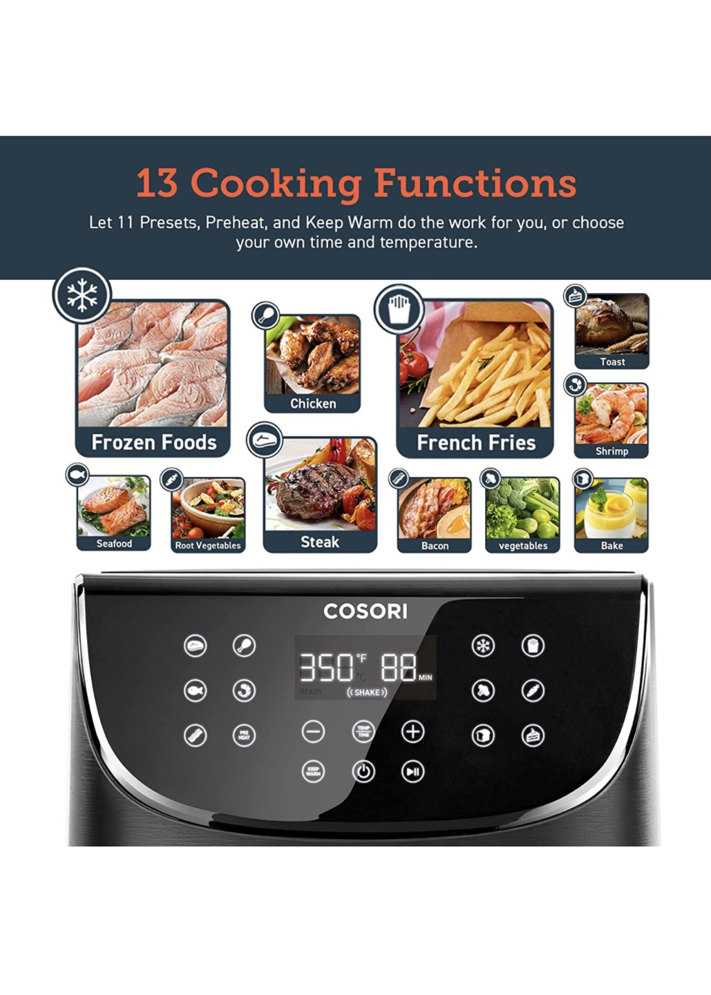 COSORI Air Fryer and NEW extra basket set - photo 5
