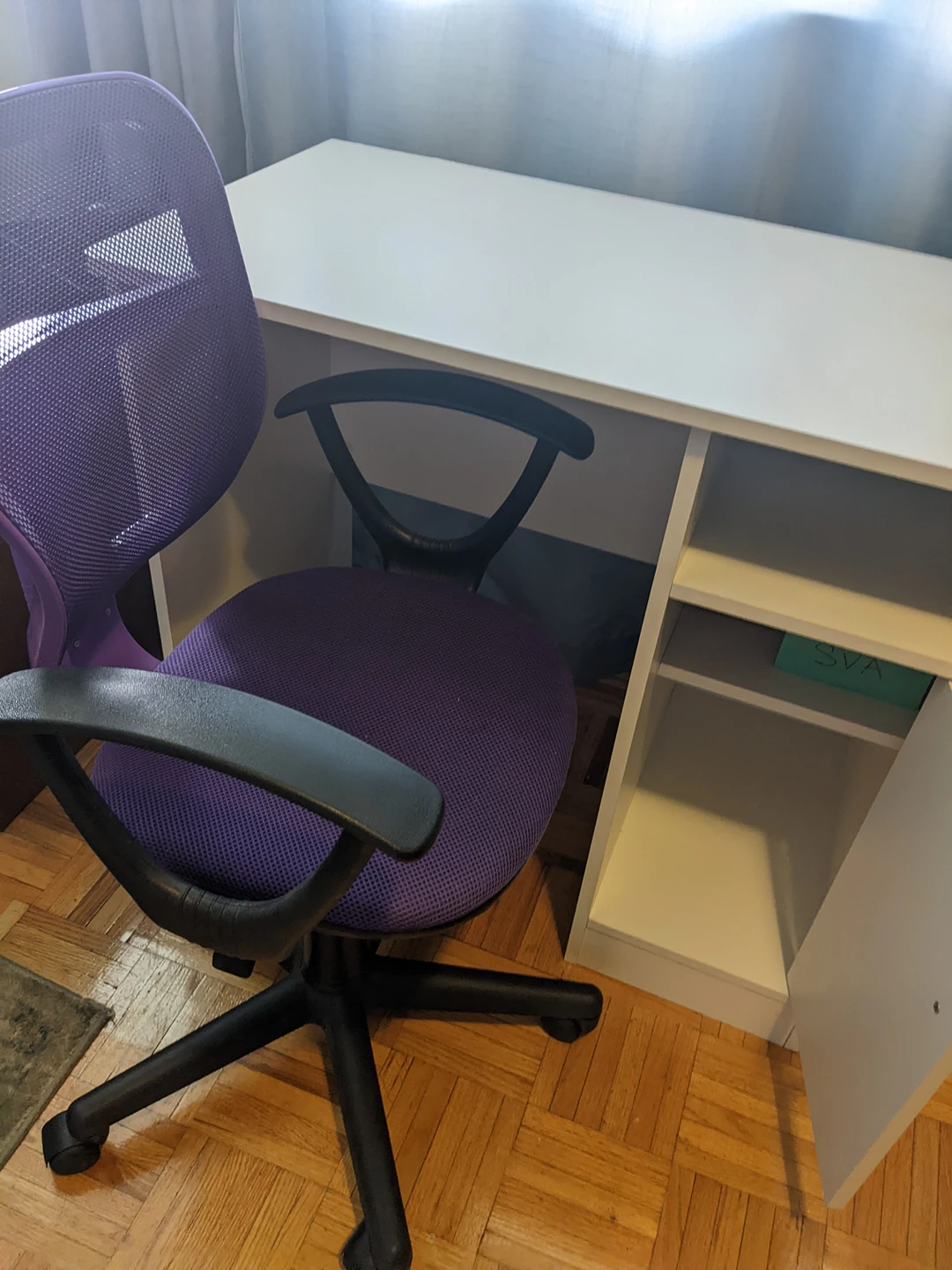 Desk and Swivel Chaor
