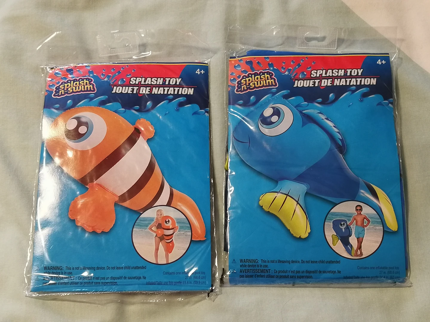 2pcs fish inflatable toy thumbnail