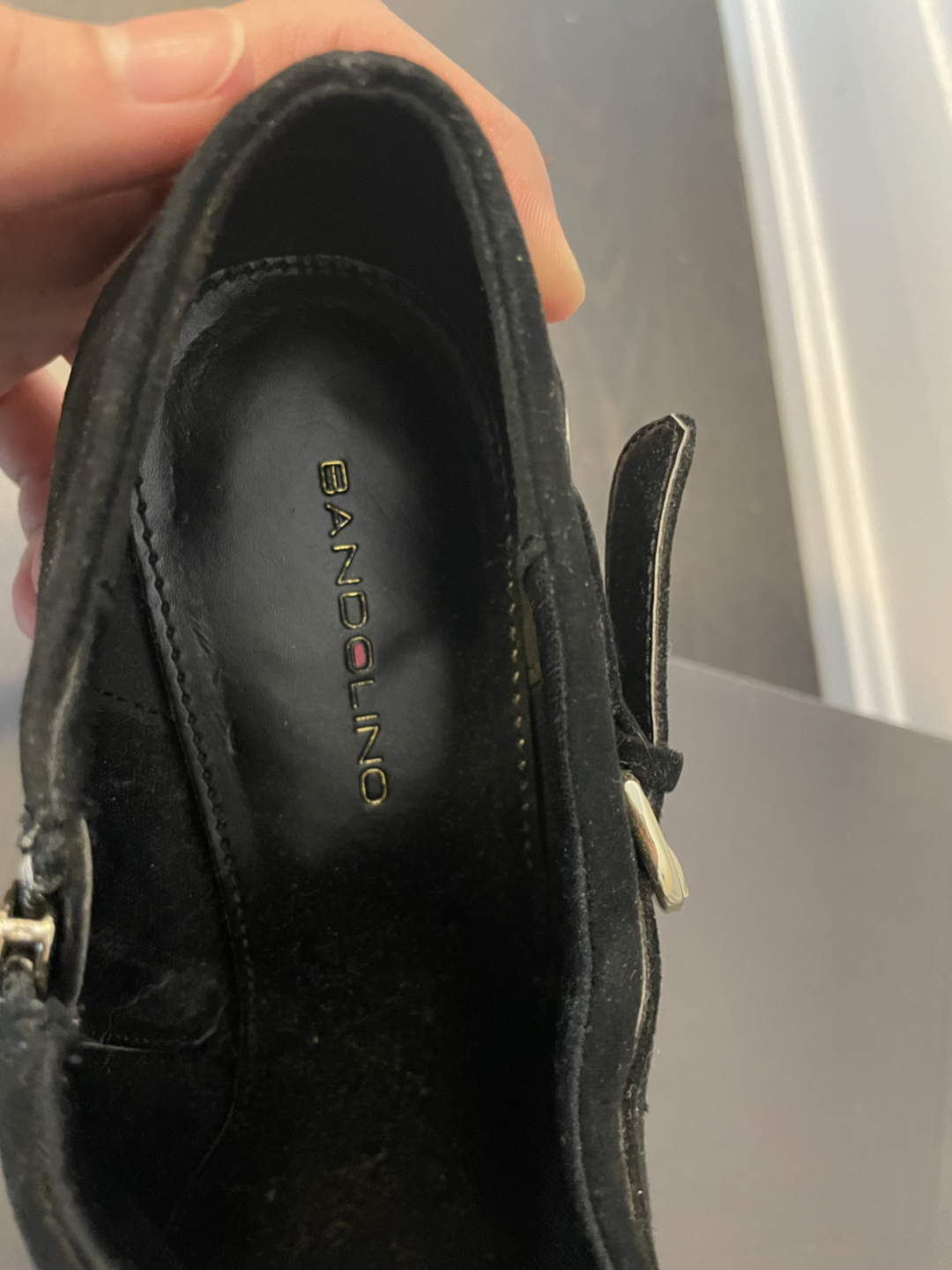 Black velvet boots size 9 #freecycle - photo 4
